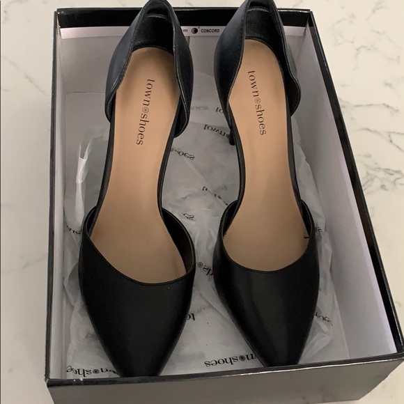 Leather Black Heels - Picture 5 of 6